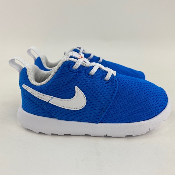 NEW Nike Roshe One Blue White Toddler Shoes - Picture 11 of 15
